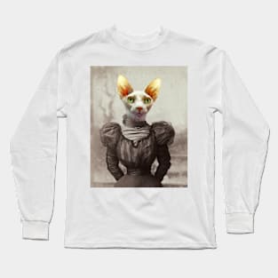 Sepia Copy of Lady of Sphinx Long Sleeve T-Shirt